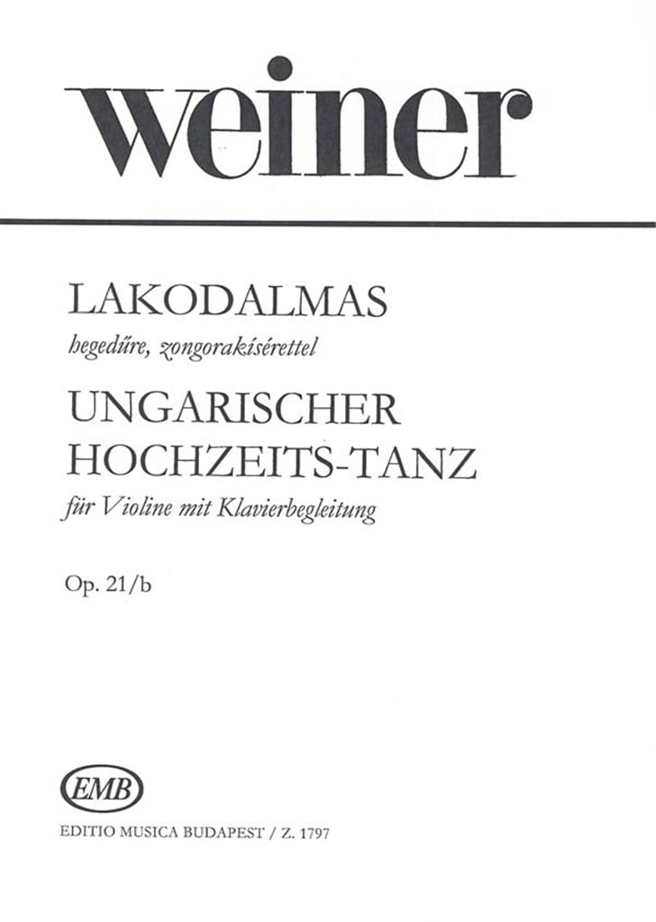Ungarischer Hochzeitstanz op. 21-b